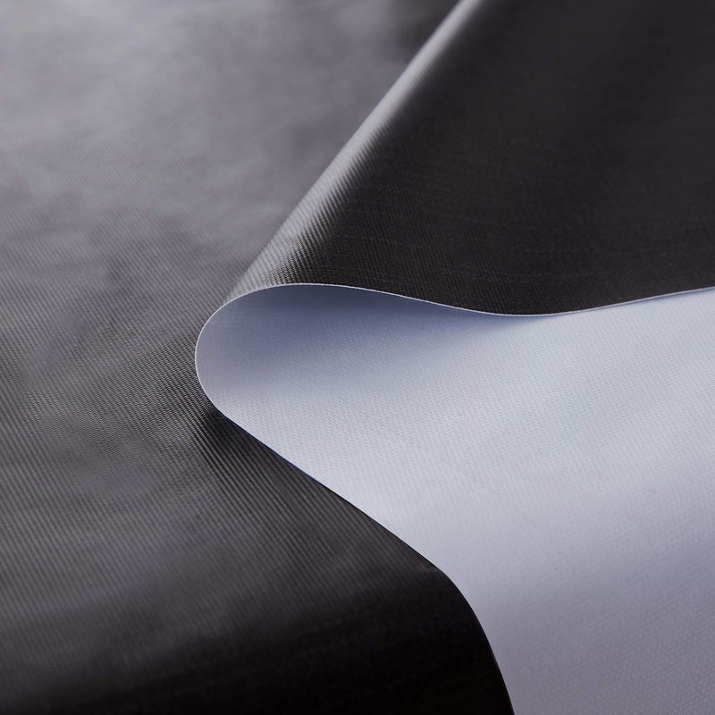 NLMUVW Vinyl Tablecloth Heavy Duty 8ft, 100% Waterproof PVC Table Cloth Rectangle Oil Proof Wipe Clean Table Cover for Kitchen Dining Picnic, 54 x 108 inch, Black - Image 4